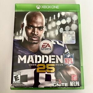 Madden NFL 25 Xbox One Game - Green Case